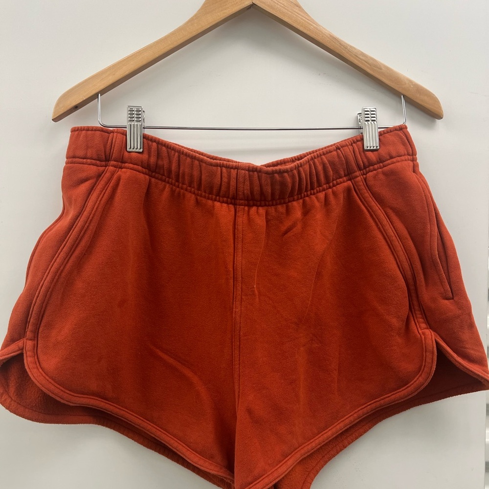 Lululemon Women's Rust Orange Lounge Shorts size L